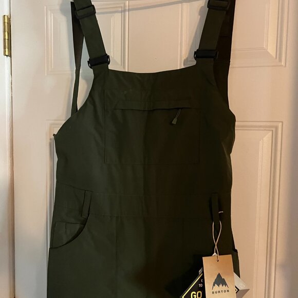 Burton Women’s Avalon Bib Pants – GORE-TEX – Forest Night – Size L - Picture 2 of 8